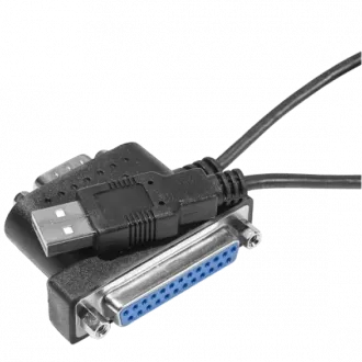 An image of a MosChip MCS7705 USB 1.1 to Printer Port/Serial Port Device.