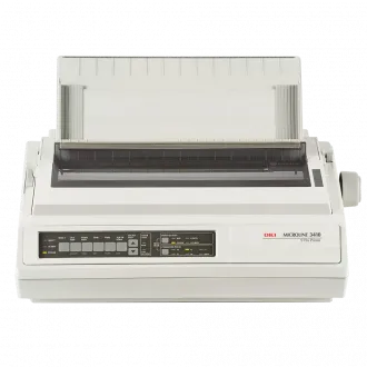 An image of a Oki Microline 3410 Dot Matirix Printer.
