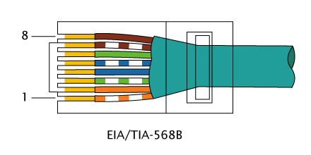 T568B wiring