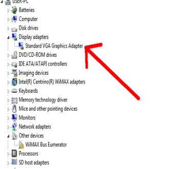 Standard VGA Graphics Adapter Driver