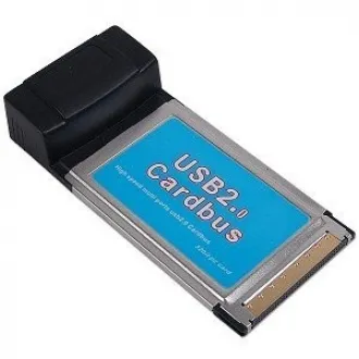 Card Bus USB 2.0 4 port PCMCIA PC Card Adapter Power