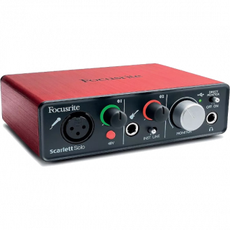 Focusrite Scarlett Solo Driver (1st, 2nd & 3rd Gen.) Download