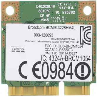 Broadcom BCM943228HM4L DW1540 Card Drivers