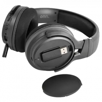 onn. Rechargable Wireless Gaming Headset for Computers with 2.4 GHz USB Connector