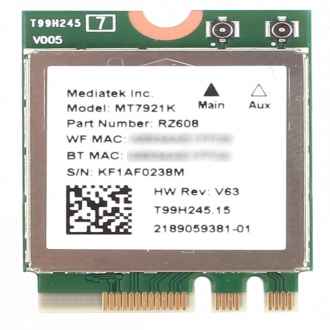 MediaTek MT7921/MT7921K Wireless LAN/BT Driver (AMD RZ608/RZ616)