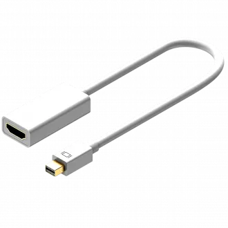 onn. Mini DisplayPort to HDMI Female Adapter