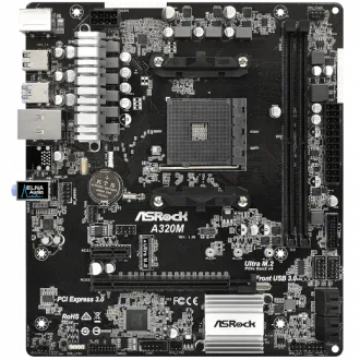 ASRock A320M ATX Motherboard Drivers