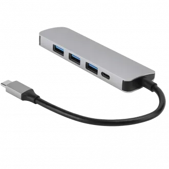 Jadpes 4-Port USB3.0 hub + PD3.0 power supply