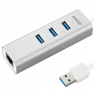 Anker A7514 3-Port USB 3.0 and Gigabit Ethernet Adapter Drivers