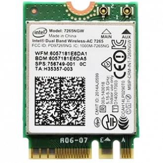 Intel Dual Band Wireless-AC 7265 Adapter Drivers