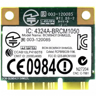 Broadcom BCM94313HMG2L WiFi/BT Mini PCIe Adapter Drivers (Windows 7)