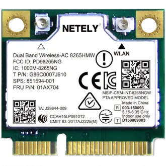 NETELY 8265HMW Mini-PCIE  WiFi/BT 4.2 Adapter Drivers