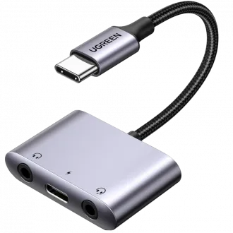 UGREEN USB C to 3.5mm Audio Adapter 3 in 1 Charger