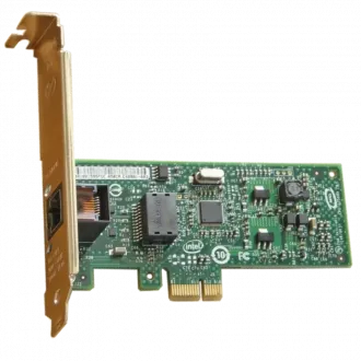 An image of an Intel® 82579 Gigabit Ethernet Controller in a PCIe card form.