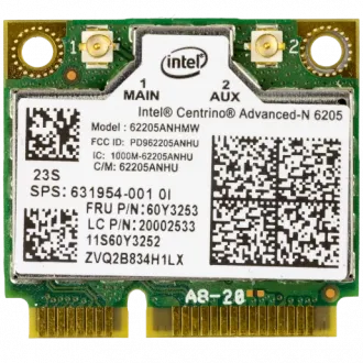 An image of a Intel® Centrino® Advanced-N 6205 WiFi Network using the PCIe mini interface.