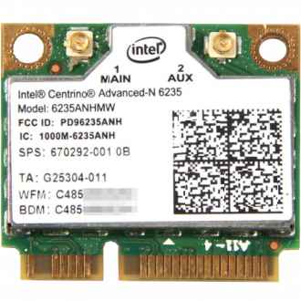 An image of Intel® Centrino® Advanced-N 6235 in the mini PCIe form factor.