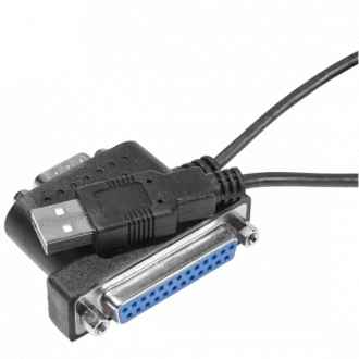 An image of a MosChip MCS7705 USB 1.1 to Printer Port/Serial Port Device.
