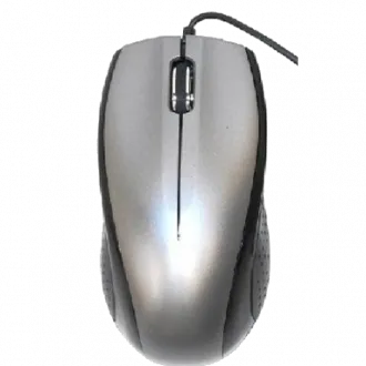 An image of a GE 14407 Wired Optical Mouse.