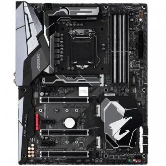 A Gigabyte Z370 AORUS Gaming 7 (rev. 1.0) Motherboard.