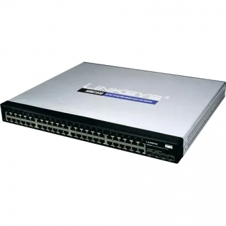 An image of a Cisco SG 300-52 (SRW2048-K9-NA) Managed Switch.