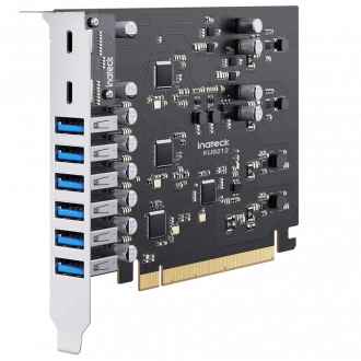 An image of a Inateck KU8212 PCIe Expansion Card.