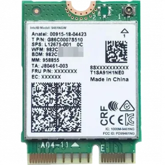 An image of a Intel® Wireless-AC 9461 WiFi Card.