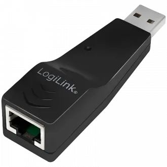 An image of the LOGILINK UA0025C USB LAN Adapter.