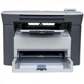 An image of the HP LaserJet M1005 MFP used to identify the printer when installing the drivers.