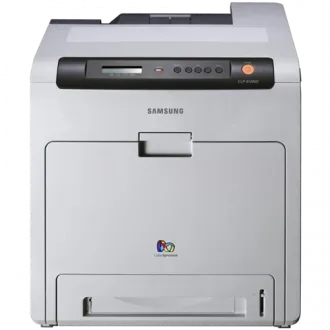 An image of a Samsung CLP-610ND Color Laser Printer.