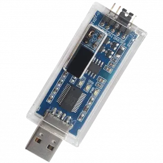 An image of a DSD TECH SH-U09C5/SH-U09C3 USB to TTL UART Converter.