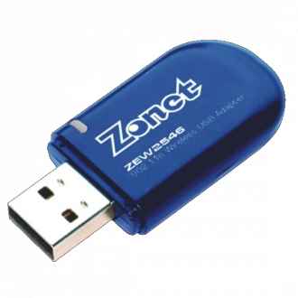 An image of a Zonet ZEW2546 USB WiFi Dongle.