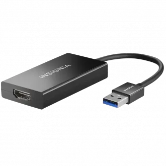 Insignia™ NS-PU37H-BK USB 3.0 to HDMI External Video Adapter