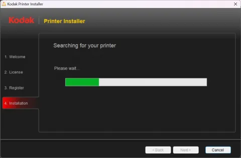 plug USB printer in and let it install