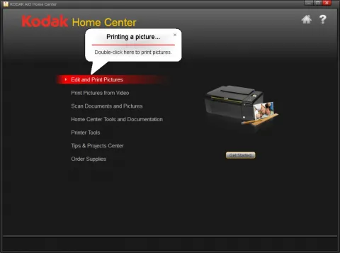 Kodak home center