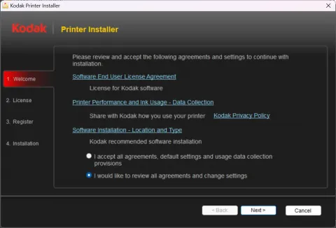 Review data usage agreements.