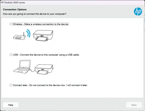 How is the printer connected.