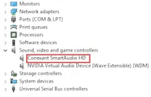 Conexant SmartAudio HD Driver
