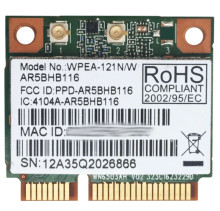 Atheros AR5BHB116 Half Mini PCI-E WiFi Card Drivers