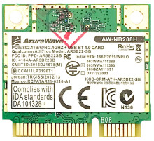 AzureWave AW-NB208H AR5B22-SB WiFi/BT Driver