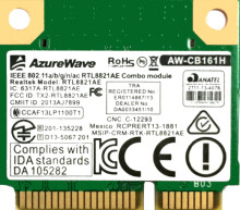Azurewave AW-CB161H WiFi Network Card Driver