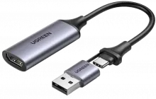 UGREEN Video Capture Card 4K HDMI to USB-A/USB-C Adapter