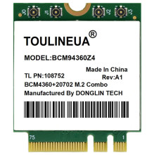 Broadcom BCM94360Z4 WiFi/ BT 4.0 M.2 NGFF Card Drivers