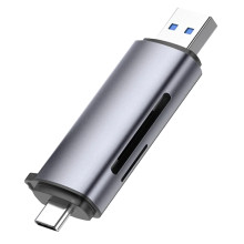 UGREEN CM185 USB-C /USB-A 3.0 Male To SD/TF Dual Slots OTG Card Adapter