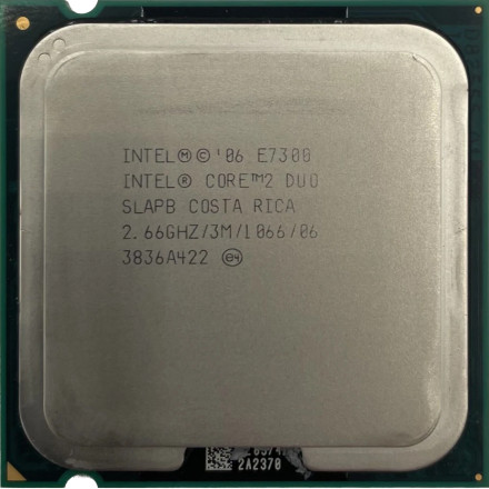 Intel Core2 Duo Processor E7300 Chipset