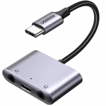 UGREEN USB C to 3.5mm Audio Adapter 3 in 1 Charger