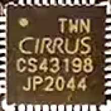 An image of a Cirrus Logic CS43198 Chipset