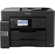 An image of the front of a Epson EcoTank L15150 A3 Wi-Fi Duplex All-in-One Ink Tank Printer.