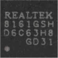 An image of a Realtek RTL8161GSH Network Chipset