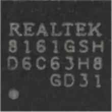 An image of a Realtek RTL8161GSH Network Chipset