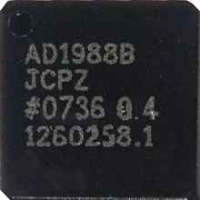 An image of an Analog Devices AD1988B Chip.